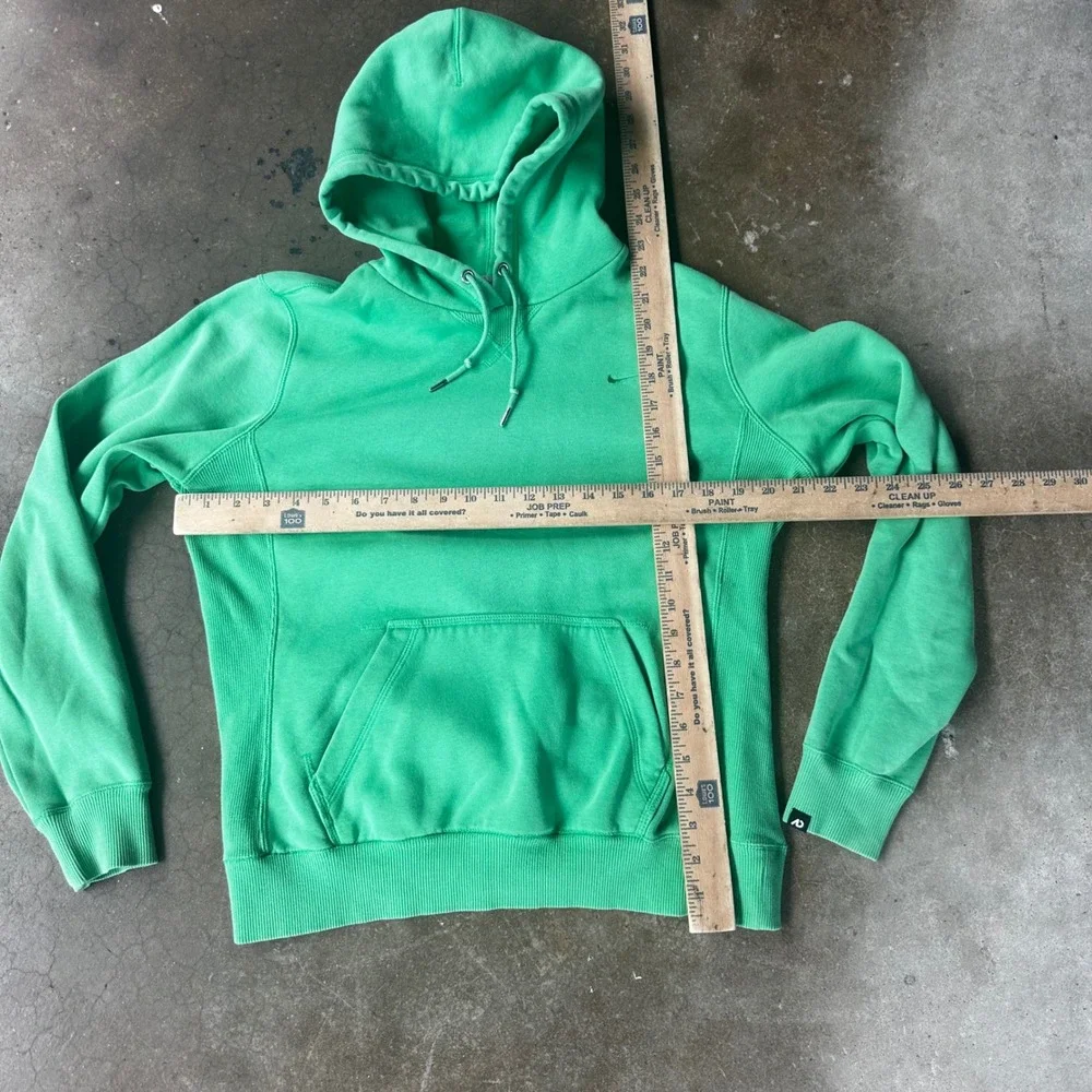 Nike Hoodie Womens Large Green Excellent Athletic Dept Pullover Sweatshirt